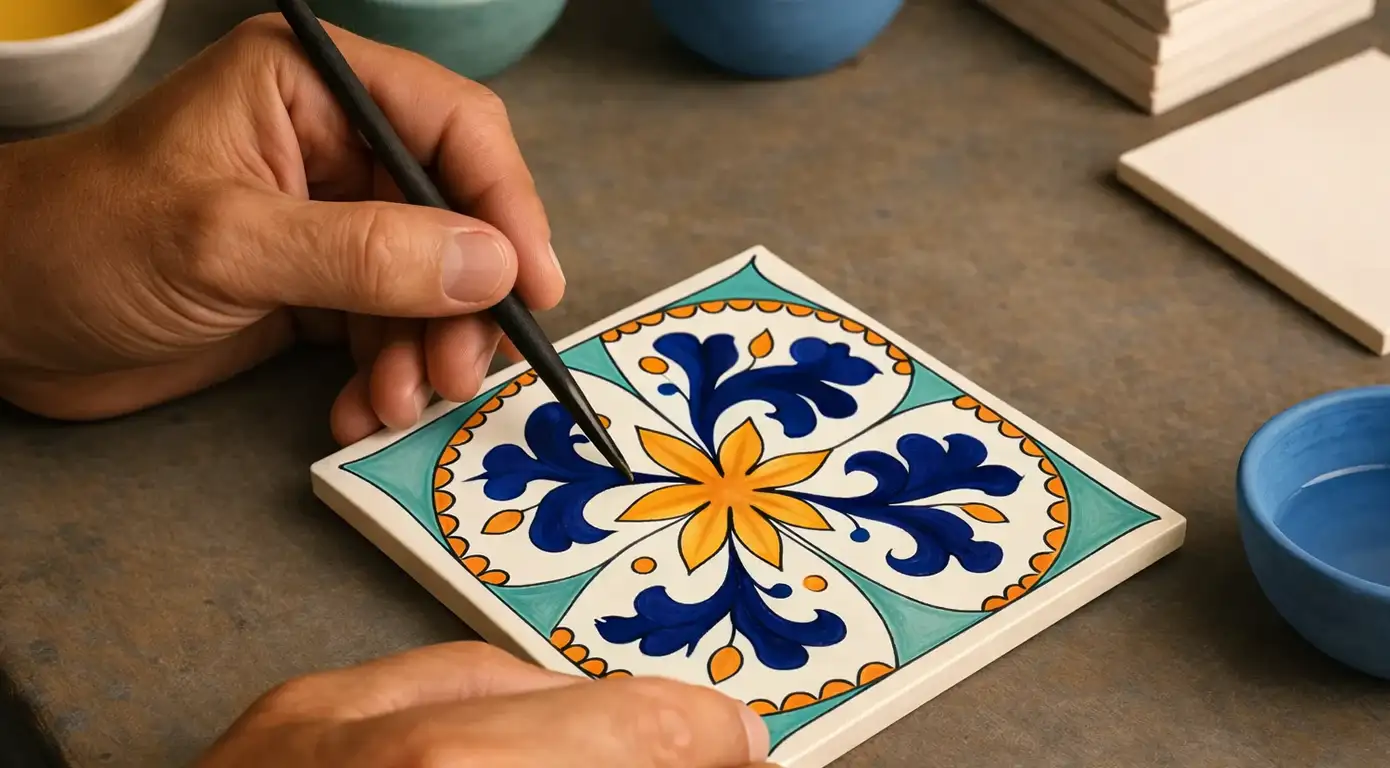 Handmade majolica Vietri