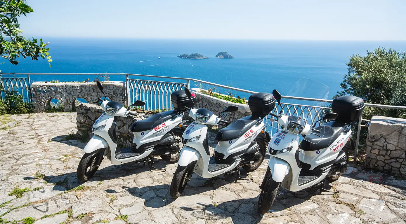 Parking Scooter in Amalfi Coast